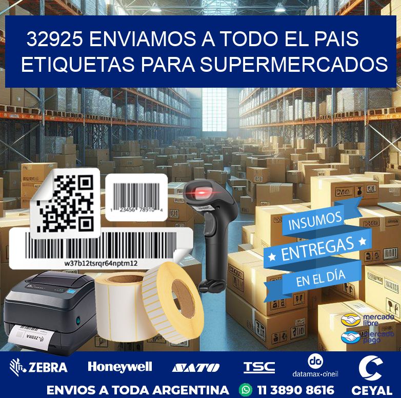 32925 ENVIAMOS A TODO EL PAIS ETIQUETAS PARA SUPERMERCADOS