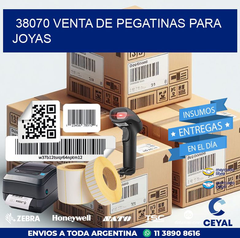 38070 VENTA DE PEGATINAS PARA JOYAS