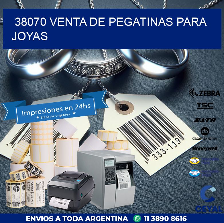38070 VENTA DE PEGATINAS PARA JOYAS