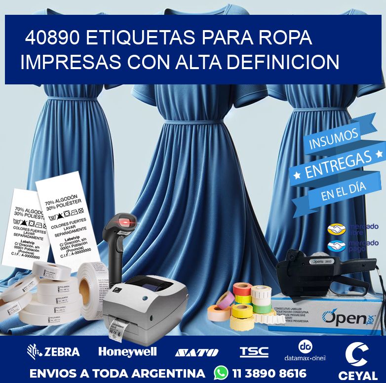 40890 ETIQUETAS PARA ROPA IMPRESAS CON ALTA DEFINICION