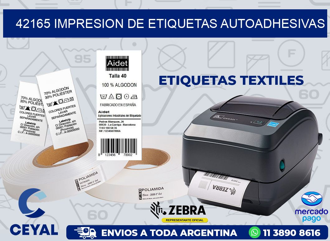 42165 IMPRESION DE ETIQUETAS AUTOADHESIVAS