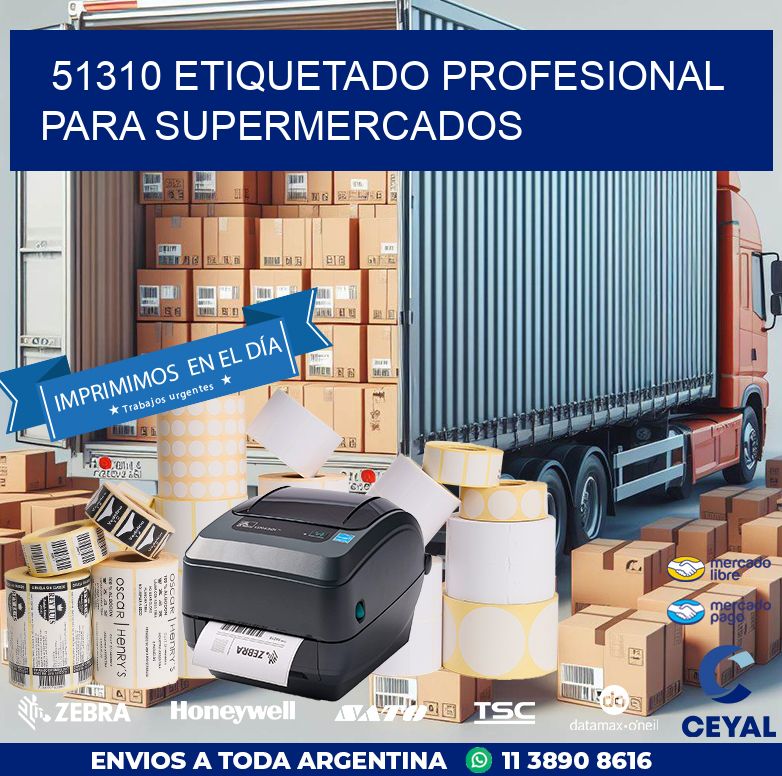 51310 ETIQUETADO PROFESIONAL PARA SUPERMERCADOS