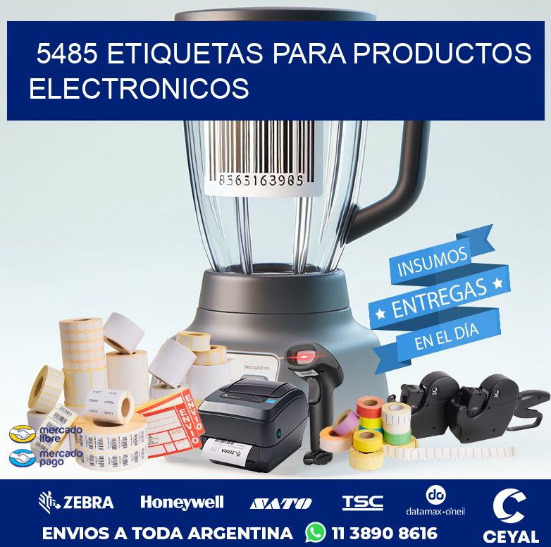 5485 ETIQUETAS PARA PRODUCTOS ELECTRONICOS