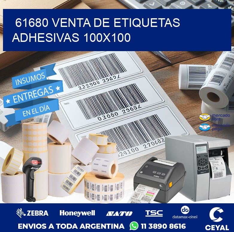 61680 VENTA DE ETIQUETAS ADHESIVAS 100X100