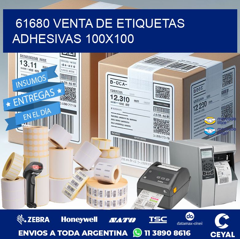61680 VENTA DE ETIQUETAS ADHESIVAS 100X100