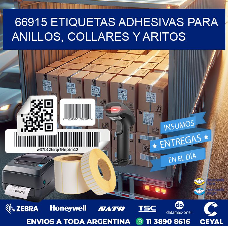 66915 ETIQUETAS ADHESIVAS PARA ANILLOS, COLLARES Y ARITOS