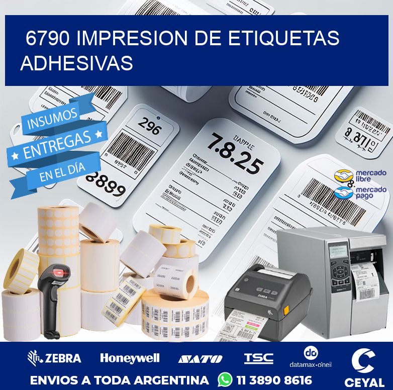 6790 IMPRESION DE ETIQUETAS ADHESIVAS