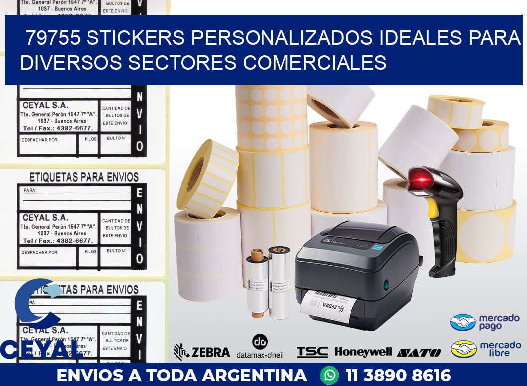 79755 STICKERS PERSONALIZADOS IDEALES PARA DIVERSOS SECTORES COMERCIALES