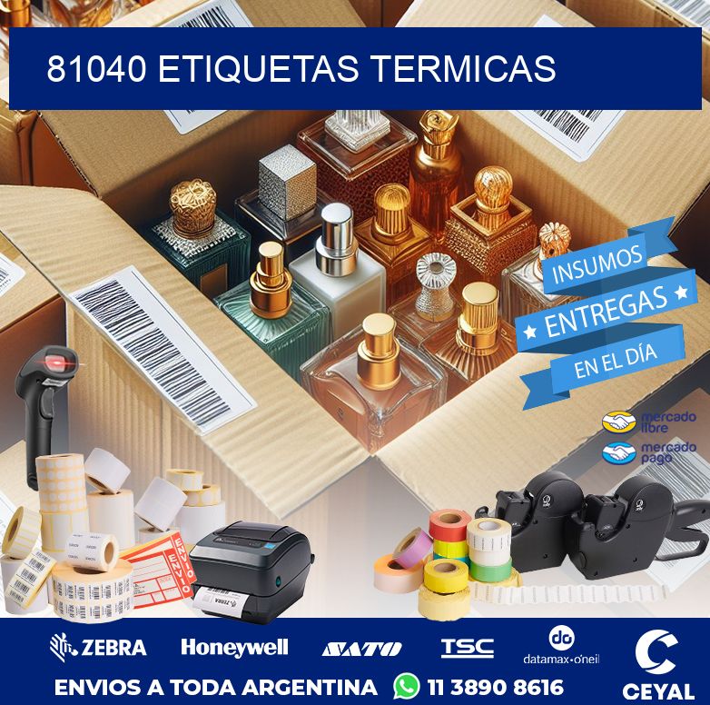 81040 ETIQUETAS TERMICAS