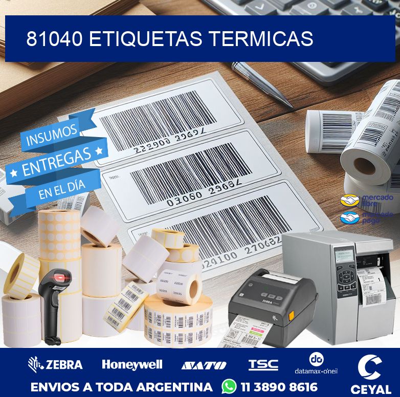 81040 ETIQUETAS TERMICAS