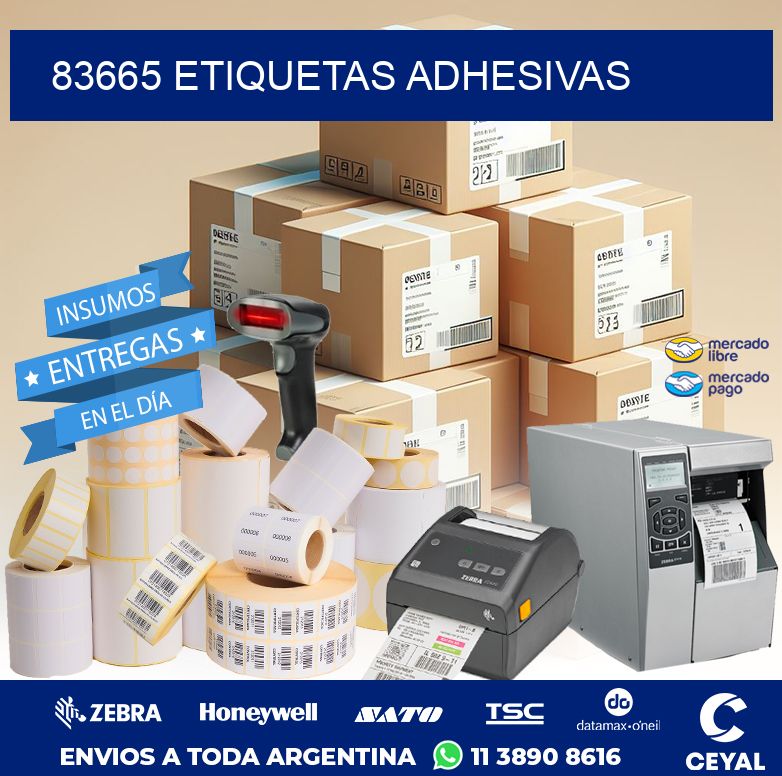 83665 ETIQUETAS ADHESIVAS