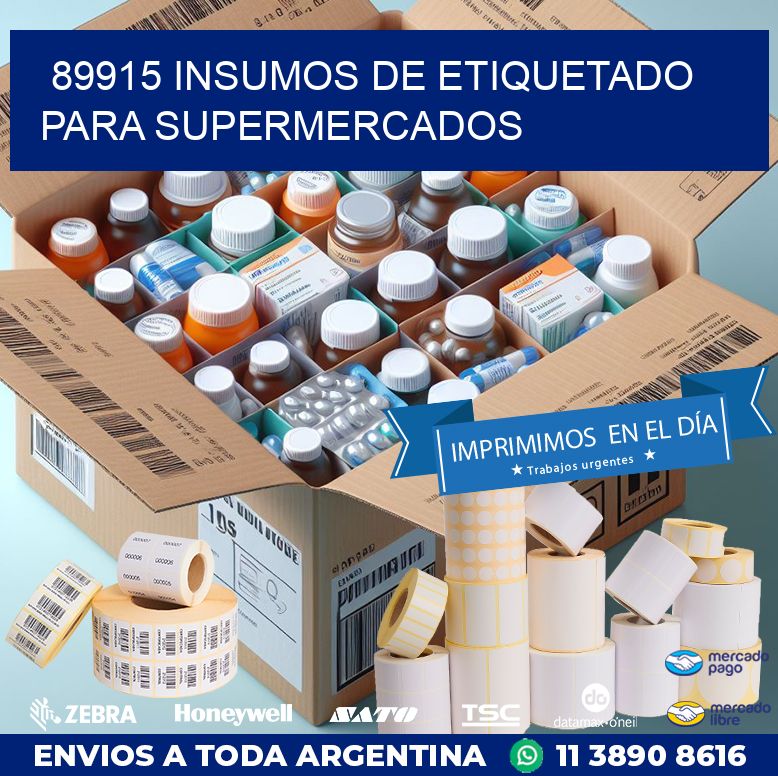 89915 INSUMOS DE ETIQUETADO PARA SUPERMERCADOS