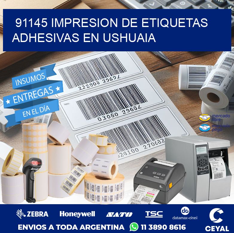 91145 IMPRESION DE ETIQUETAS ADHESIVAS EN USHUAIA
