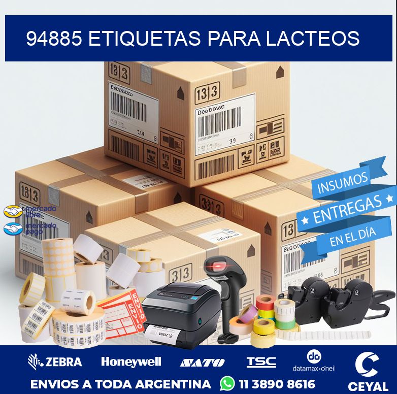 94885 ETIQUETAS PARA LACTEOS