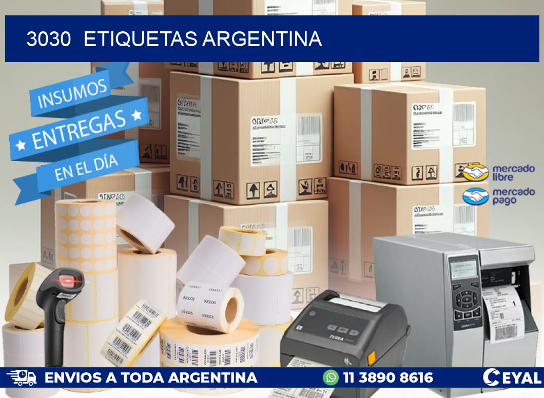 3030  etiquetas argentina