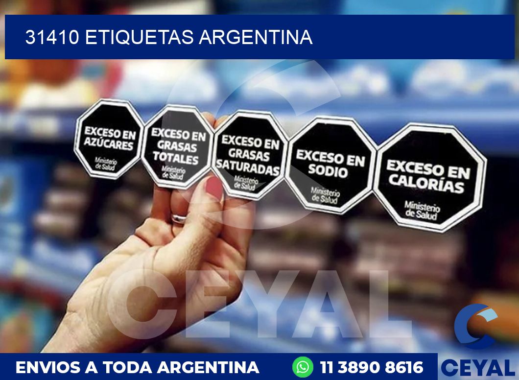 31410 ETIQUETAS ARGENTINA