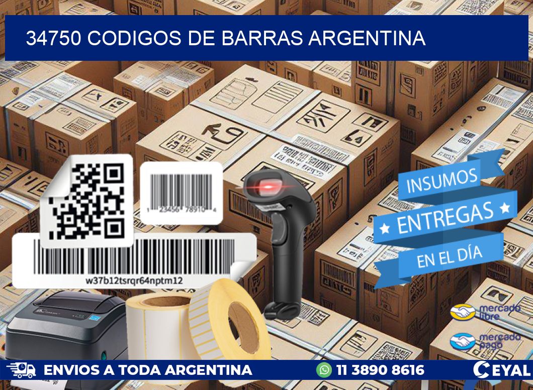34750 CODIGOS DE BARRAS ARGENTINA