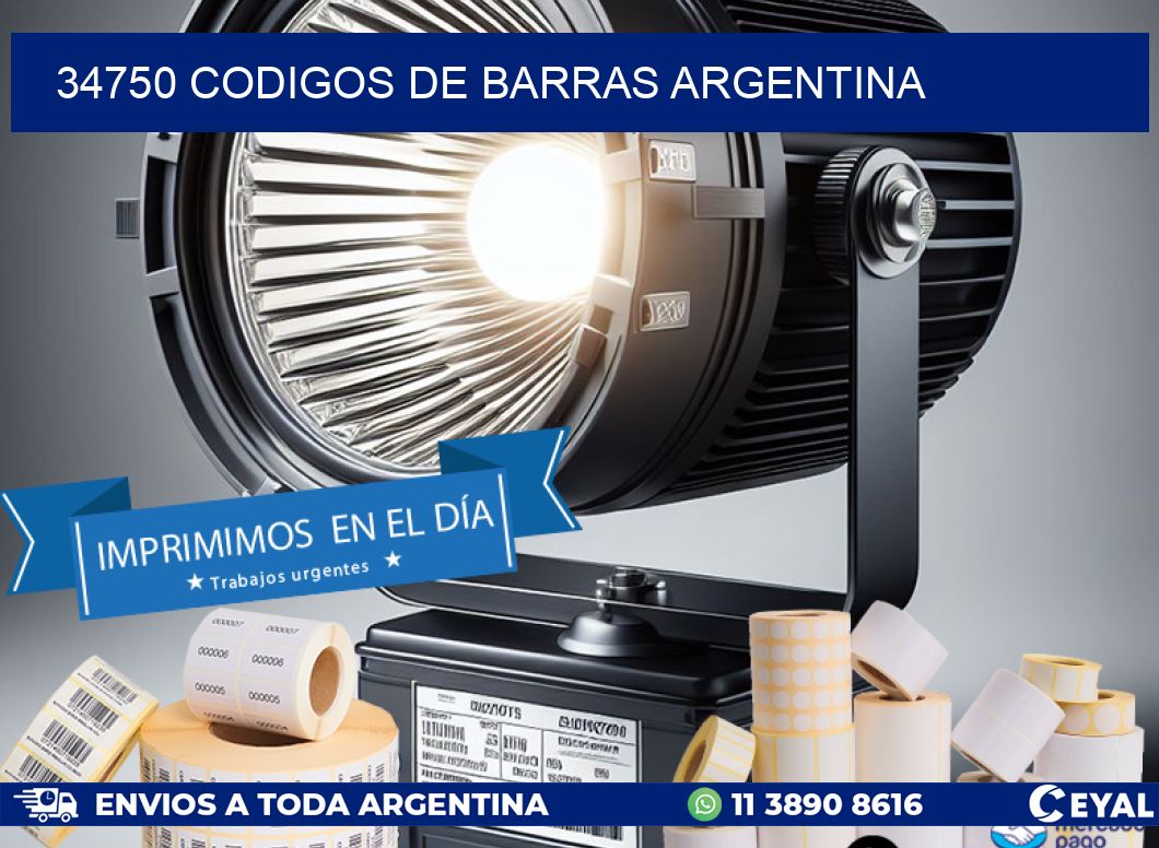 34750 CODIGOS DE BARRAS ARGENTINA