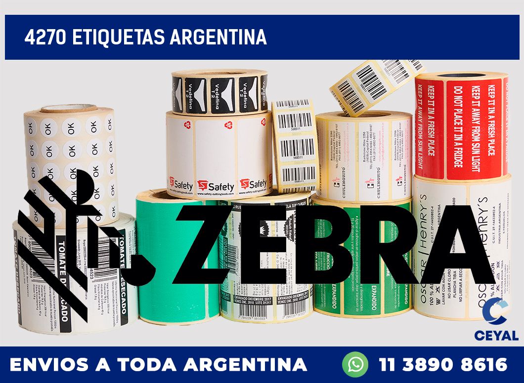 4270 ETIQUETAS ARGENTINA