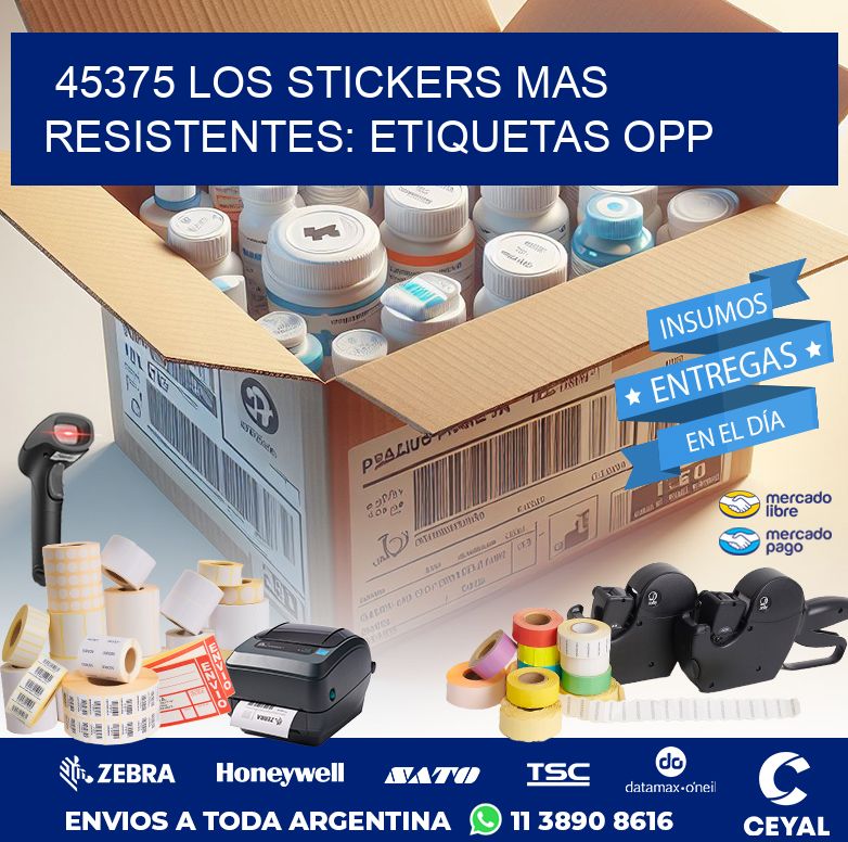 45375 LOS STICKERS MAS RESISTENTES: ETIQUETAS OPP