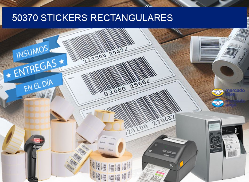 50370 Stickers rectangulares