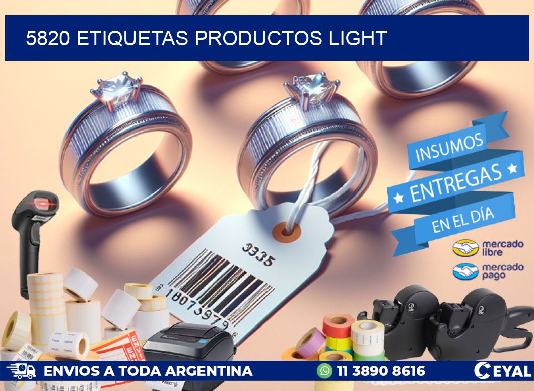 5820 Etiquetas productos light
