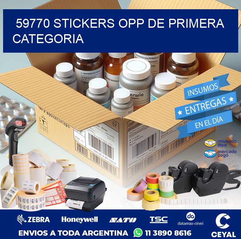59770 STICKERS OPP DE PRIMERA CATEGORIA