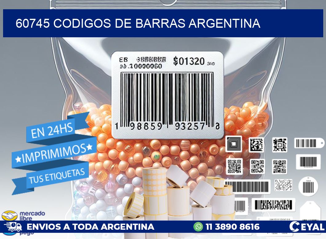 60745 CODIGOS DE BARRAS ARGENTINA