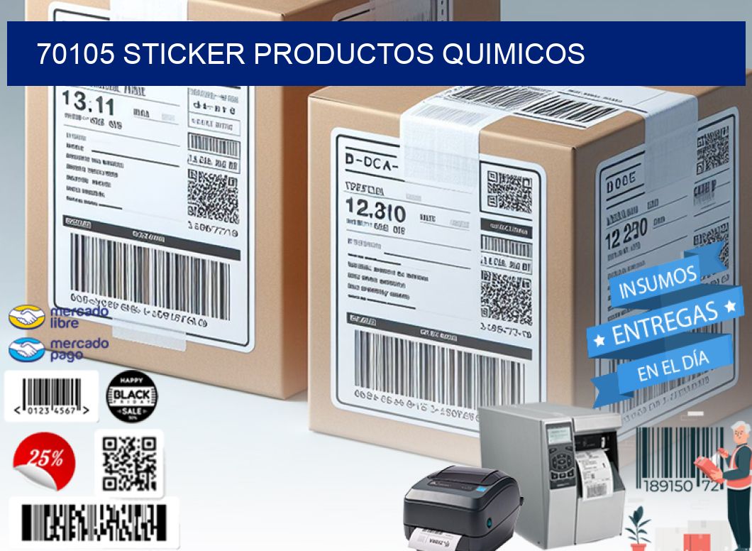 70105 STICKER PRODUCTOS QUIMICOS