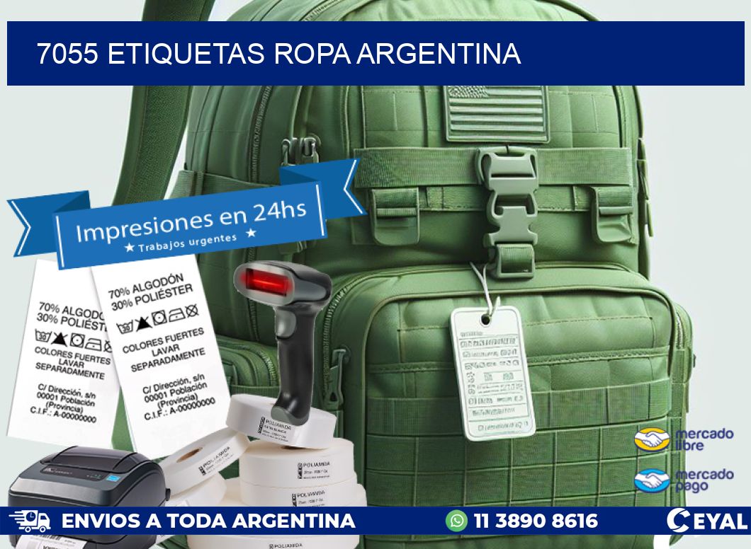 7055 ETIQUETAS ROPA ARGENTINA