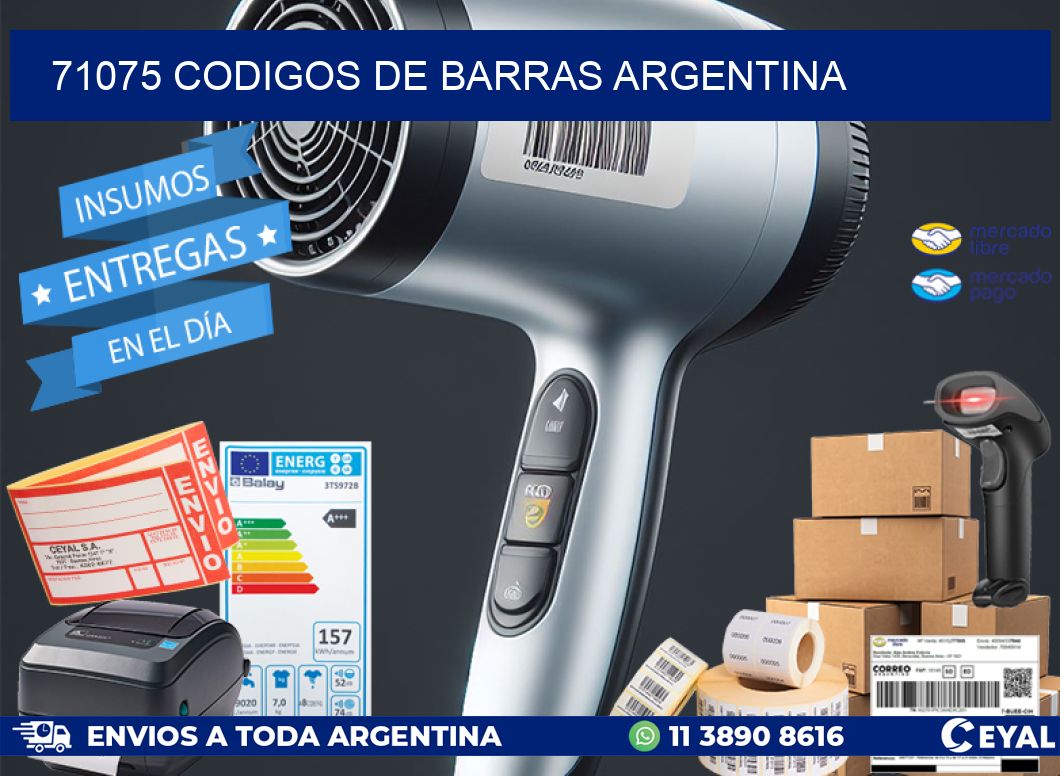 71075 CODIGOS DE BARRAS ARGENTINA
