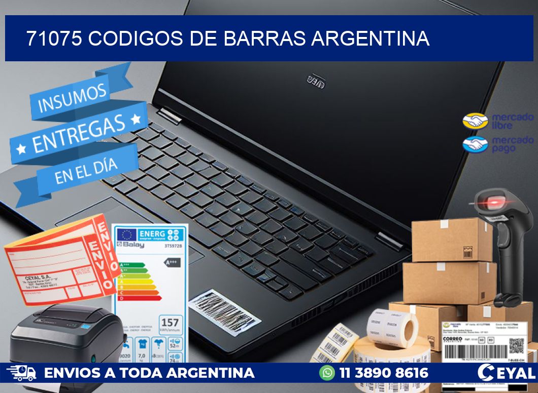 71075 CODIGOS DE BARRAS ARGENTINA