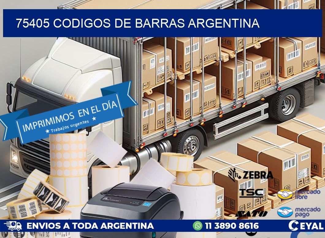 75405 CODIGOS DE BARRAS ARGENTINA