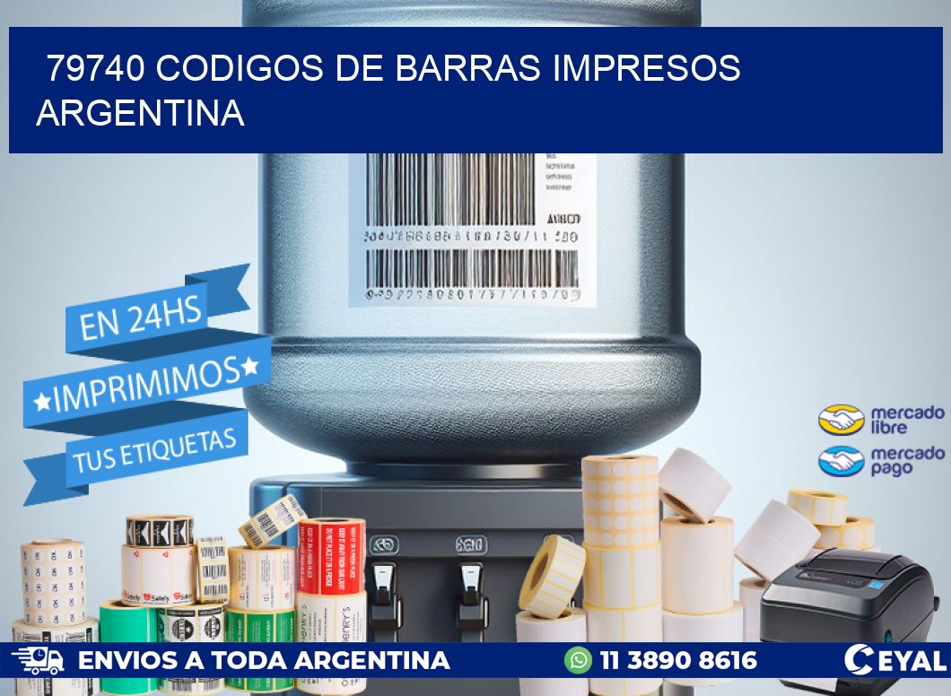 79740 codigos de barras impresos argentina