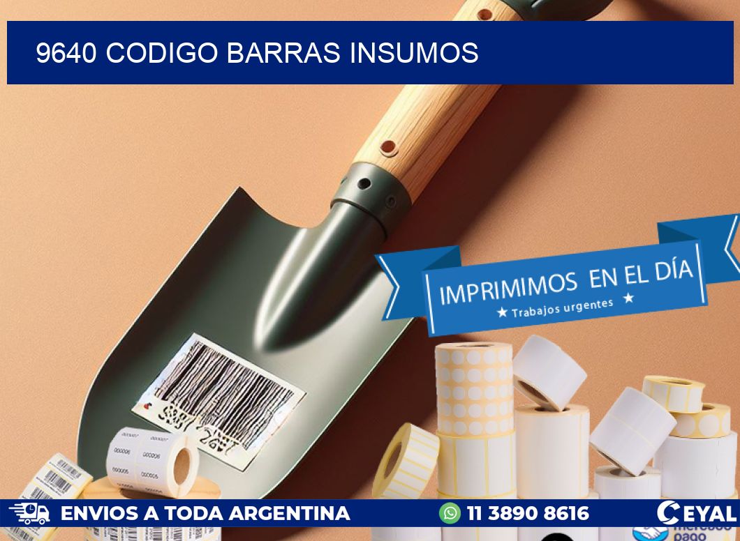 9640 CODIGO BARRAS INSUMOS