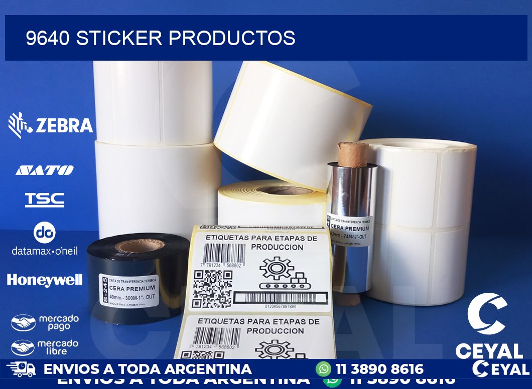 9640 Sticker productos