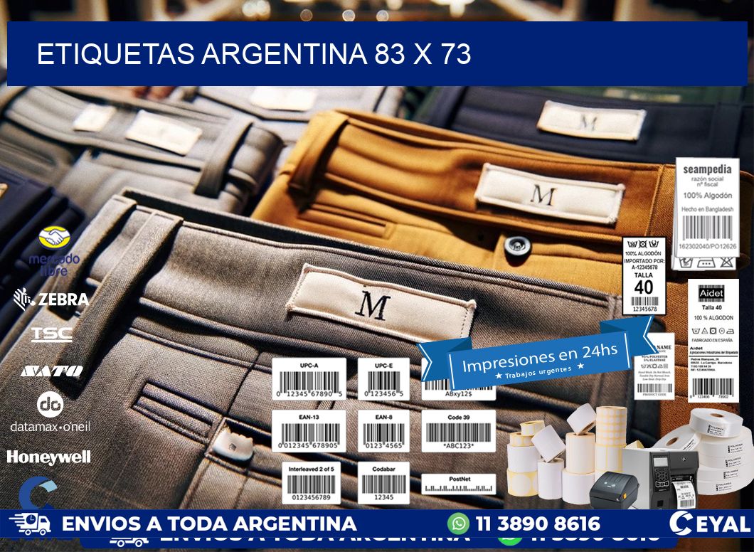 etiquetas argentina 83 x 73
