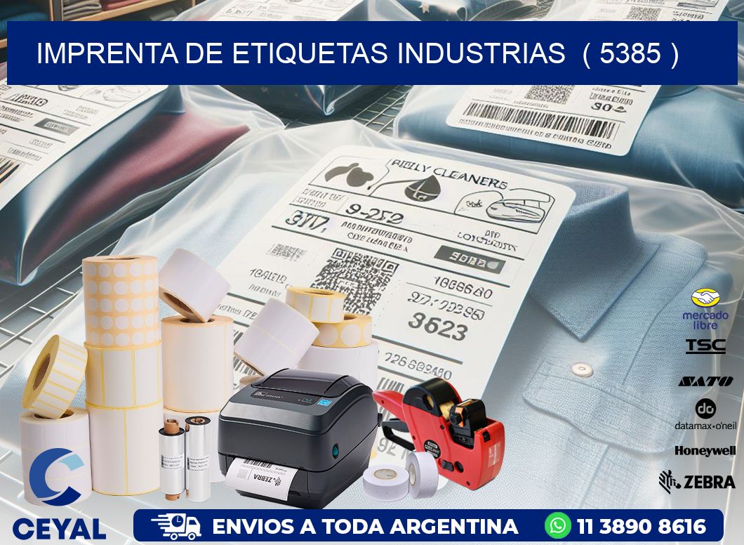 imprenta de etiquetas industrias  ( 5385 )