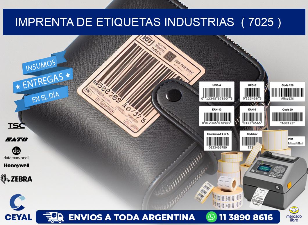 imprenta de etiquetas industrias  ( 7025 )