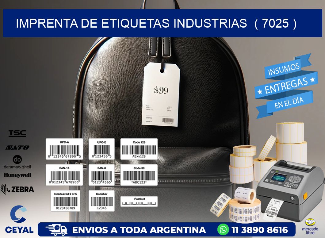 imprenta de etiquetas industrias  ( 7025 )