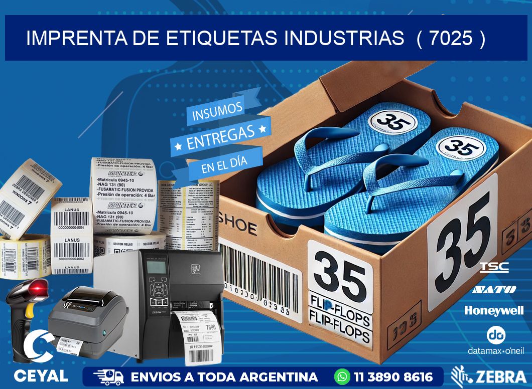 imprenta de etiquetas industrias  ( 7025 )