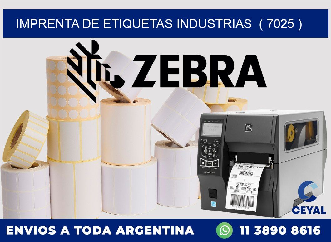 imprenta de etiquetas industrias  ( 7025 )