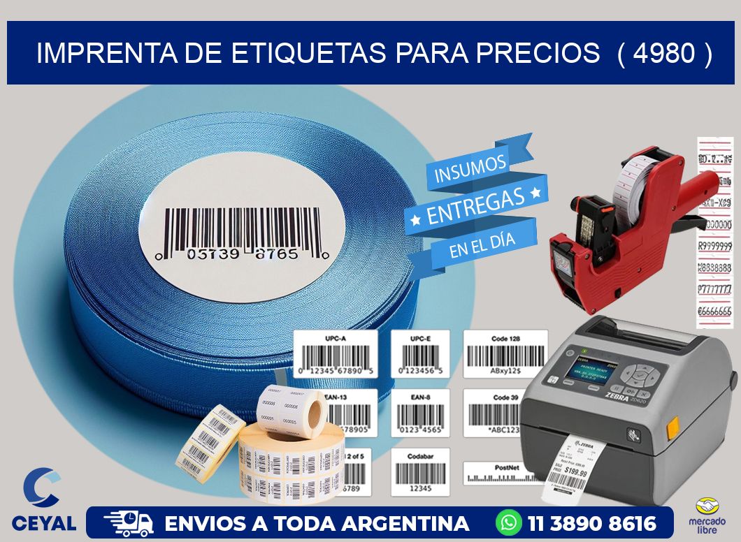 imprenta de etiquetas para precios  ( 4980 )