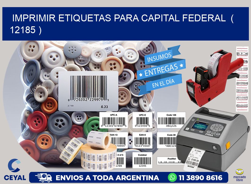 imprimir etiquetas para capital federal  ( 12185 )