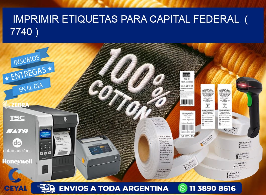 imprimir etiquetas para capital federal  ( 7740 )