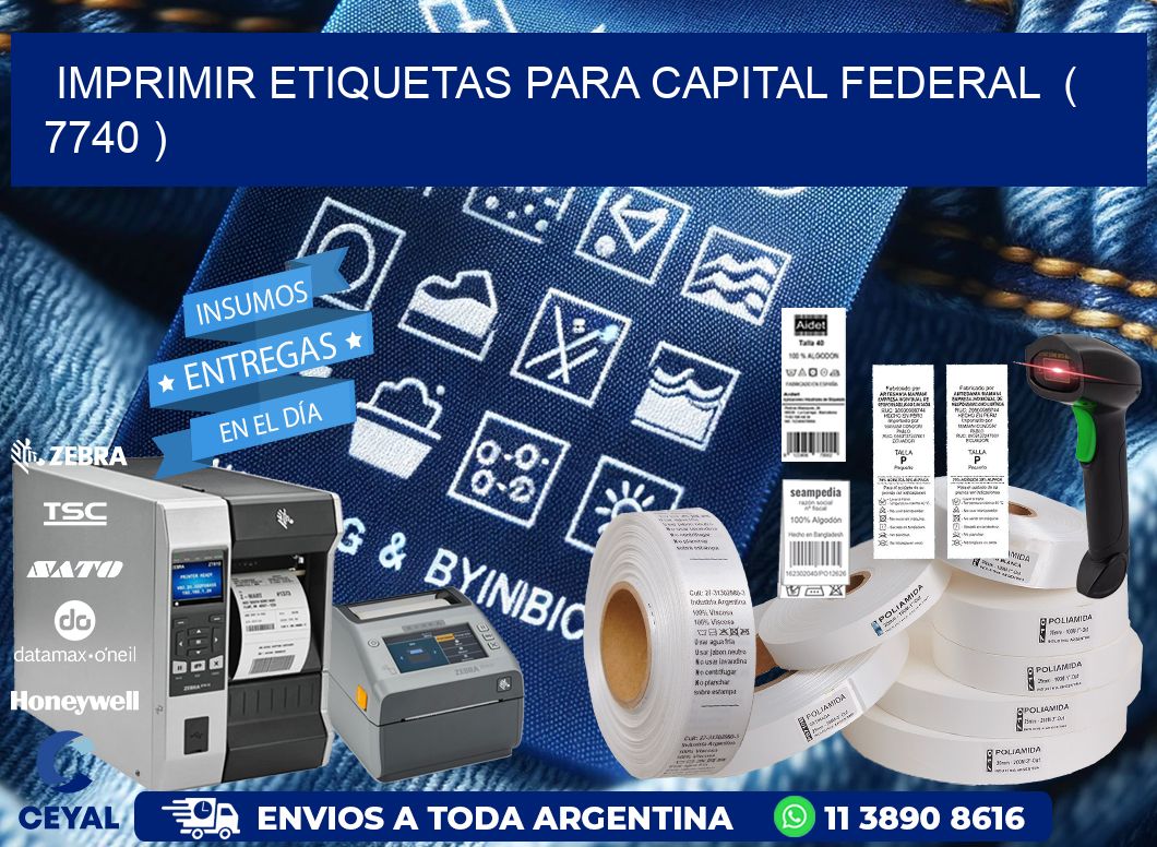 imprimir etiquetas para capital federal  ( 7740 )