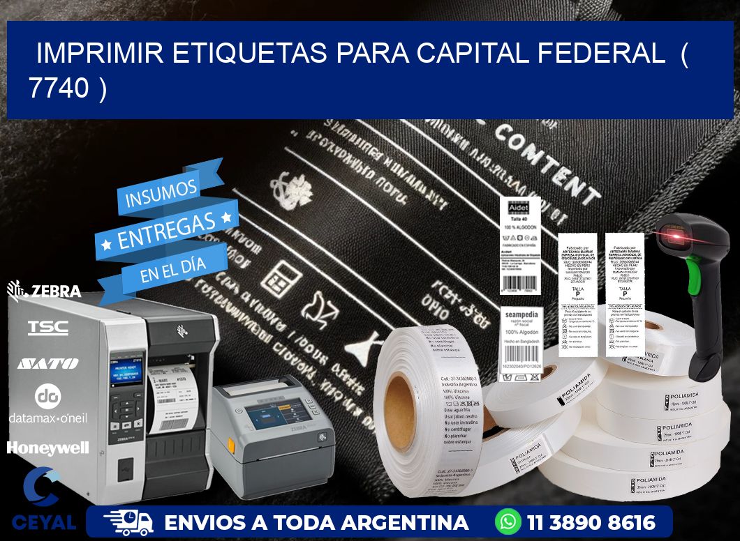 imprimir etiquetas para capital federal  ( 7740 )