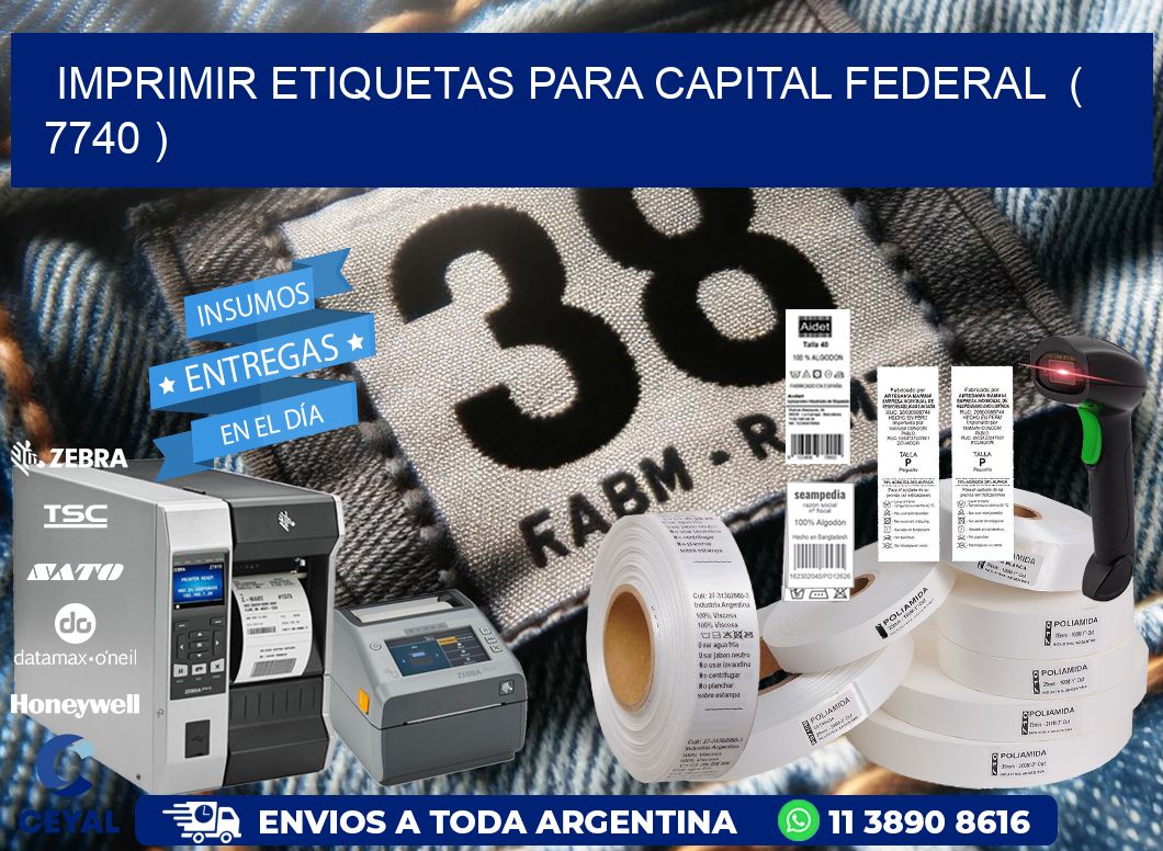 imprimir etiquetas para capital federal  ( 7740 )