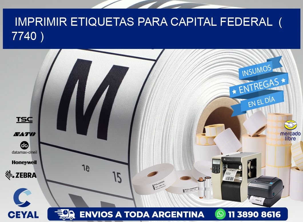 imprimir etiquetas para capital federal  ( 7740 )