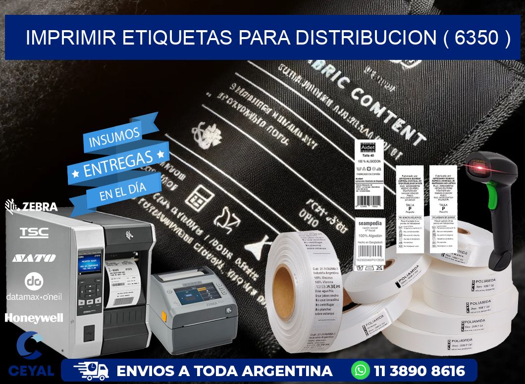 imprimir etiquetas para distribucion ( 6350 )